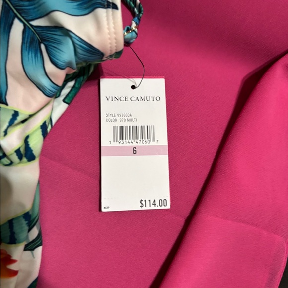Brand Vince Camuto swimwear one piece multi color size 6 NWT - Picture 3 of 4